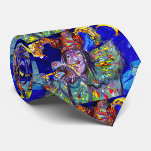 FLUTIST I BLUE Venetian Carnival Natt Slips