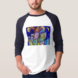 FLUTIST I BLUE / Venetisk karnivalkväll T-shirt