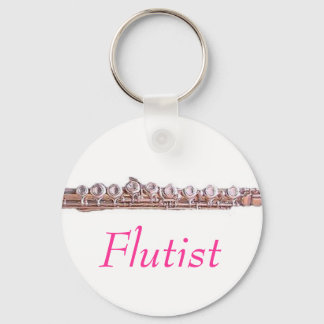 Flutist Keychain Nyckelring