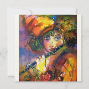 FLUTIST PORTRÄTT / Venetian Masquad Meddelande