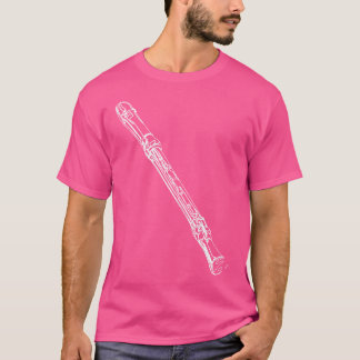 Flutist Recorder Instrument Clarinet Wooden Flute T Shirt