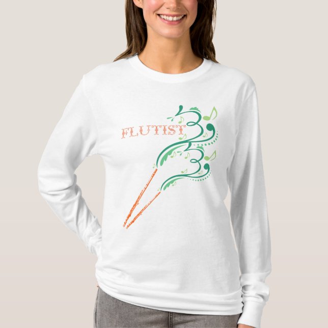 Flutist T-shirt (Framsida)