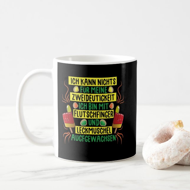 Flutschfinger & Leckmuschel sind zweideutig Kaffemugg (Med munk)