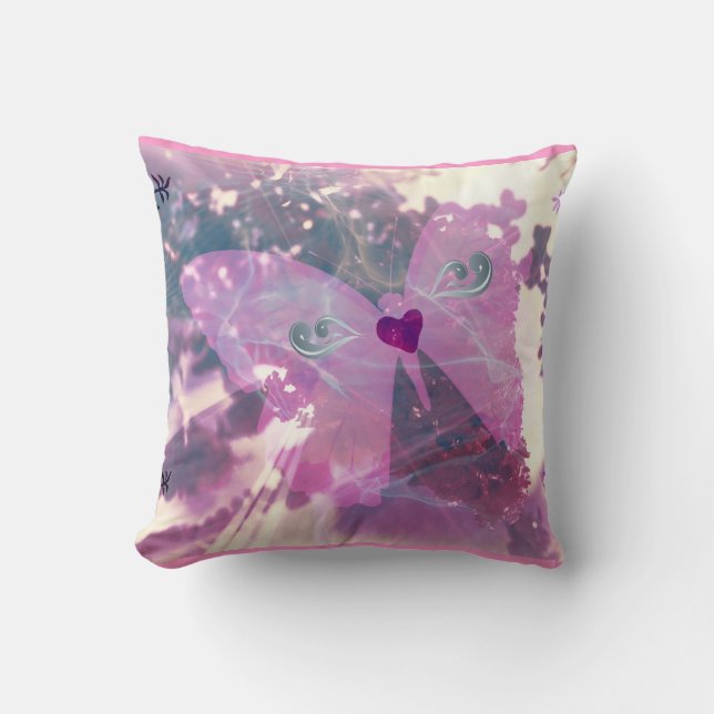 Flutter Beauty Dreams Kudde (Framsida)