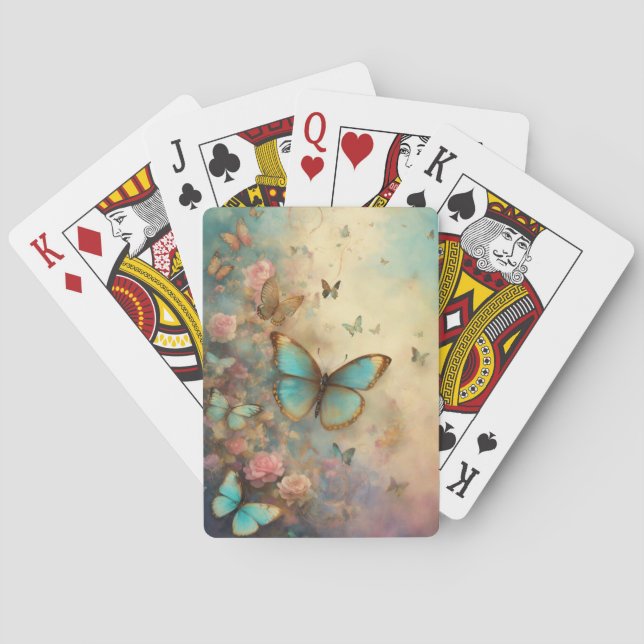 "Flutter Decks: Enchanting Spela in Card with Butt Casinokort (Baksidan)
