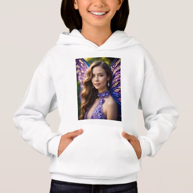 ’Flutter in Stil’ eller ’Vingar of Elegance’ T Shirt (Framsida)
