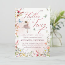 Flutter och Twirl Magiska Vingar Baby Shower