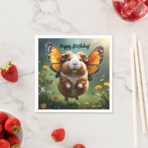 "Flutter Paws: Marsvinet tar flyg" Pappersservett