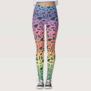 Flutterbies-läggings (regnbåge) leggings