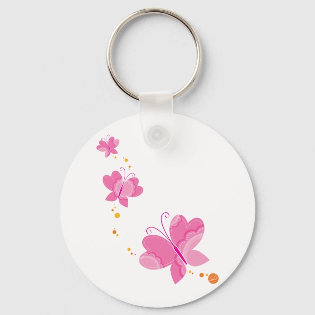 FLUTTERBY BUTTERFLIES: serie 3 1 Nyckelring (Framsida)