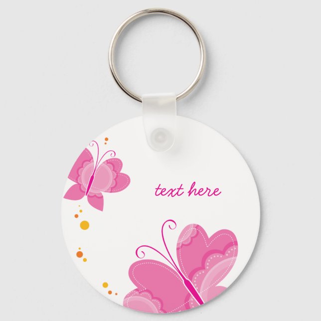 FLUTTERBY BUTTERFLIES: serie 3 1 Nyckelring (Framsida)