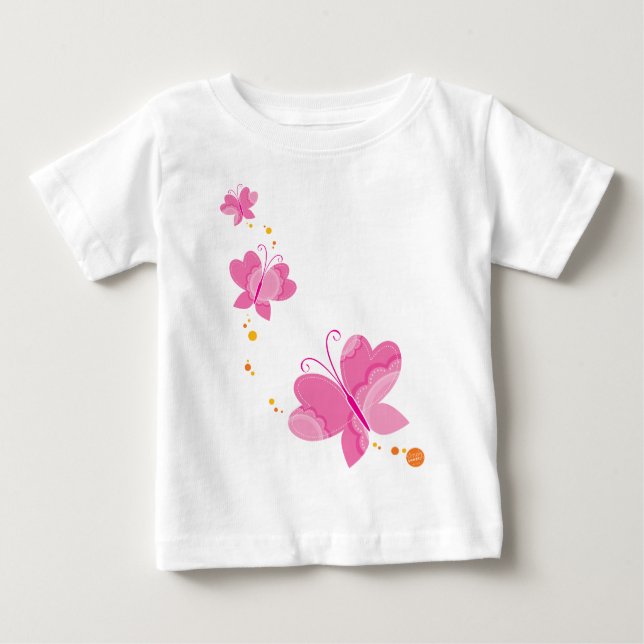 FLUTTERBY BUTTERFLIES: serie 3 1 T-shirt (Framsida)