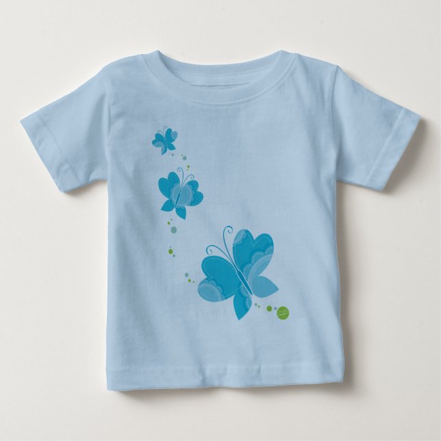 FLUTTERBY BUTTERFLIES: serie 3 2 T-shirt (Framsida)