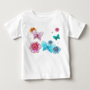 Flutterby Graffiti Jeweled for BABY T Shirt