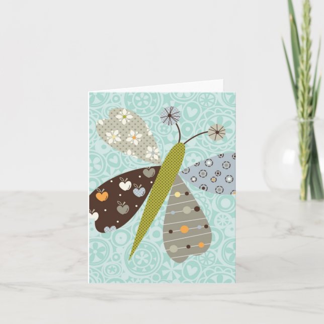 Flutterby noterar kortet kort (Framsida)