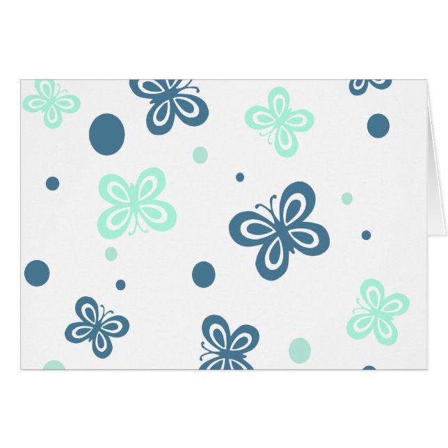 Flutterbyes Hälsningskort (Framsidan Horizontal)