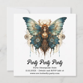 Fluttergear Nymf Fjäril Steampunk Bröllop Meddelande