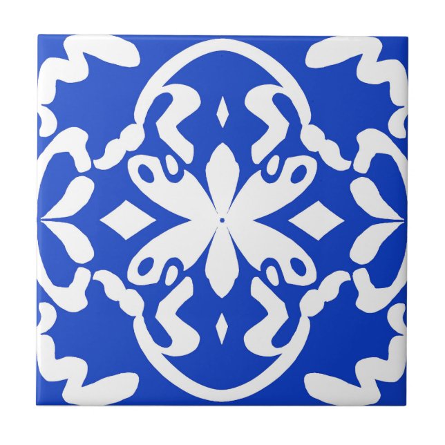 Fluttering Blue Small Tile Kakelplatta (Framsidan)
