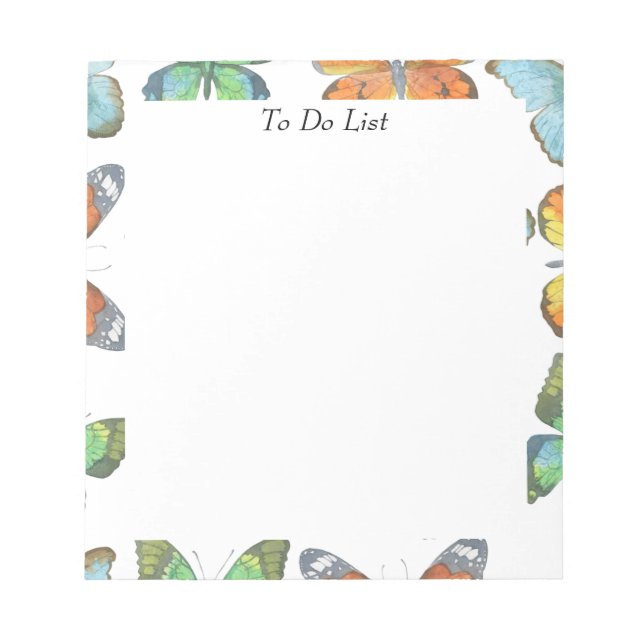 Fluttering Butterflies Anteckningsblock (Framsida)