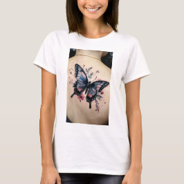 Fluttering Dreams: Watercolor Butterfly T-Shirt De