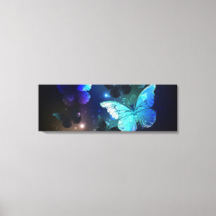 Fluttering Night Butterfly Canvastryck