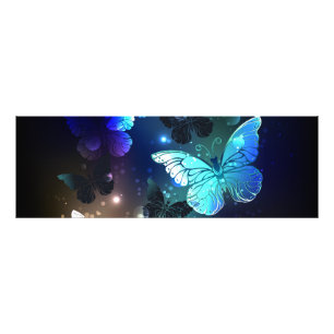 Fluttering Night Butterfly Fototryck