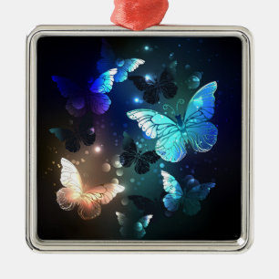 Fluttering Night Butterfly Julgransprydnad Metall