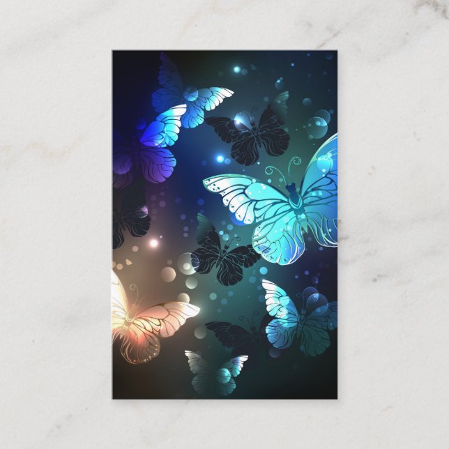 Fluttering Night Butterfly Lojalitetskort (Framsida)