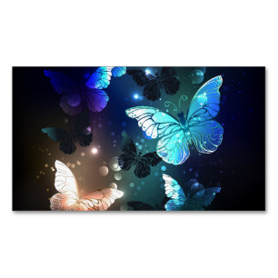 Fluttering Night Butterfly Magnetiska Visitkort