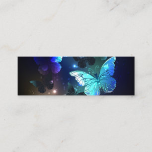 Fluttering Night Butterfly Mini Visitkort