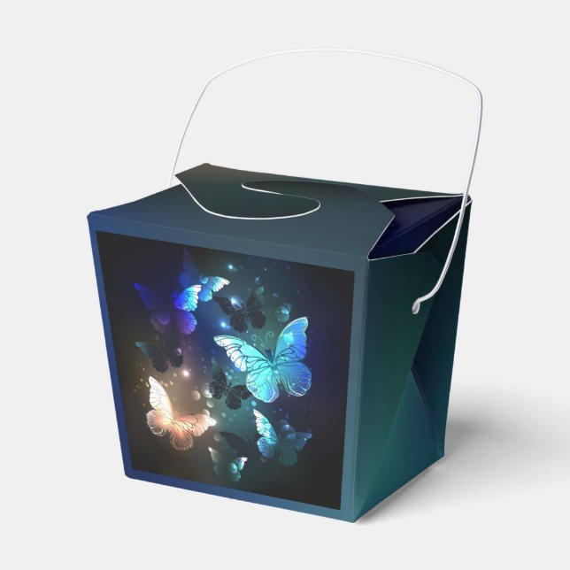 Fluttering Night Butterfly Presentaskar (Framsidan Sidan)