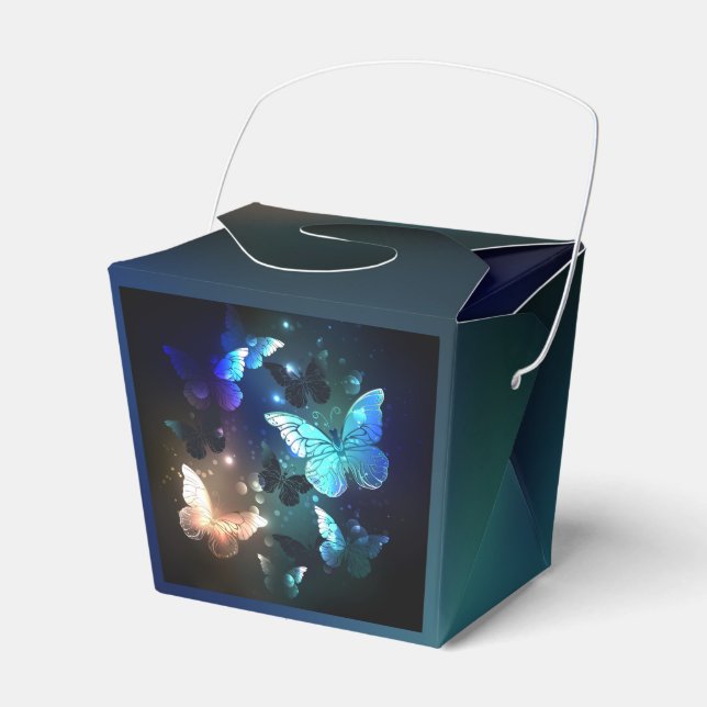 Fluttering Night Butterfly Presentaskar (Framsidan Sidan)