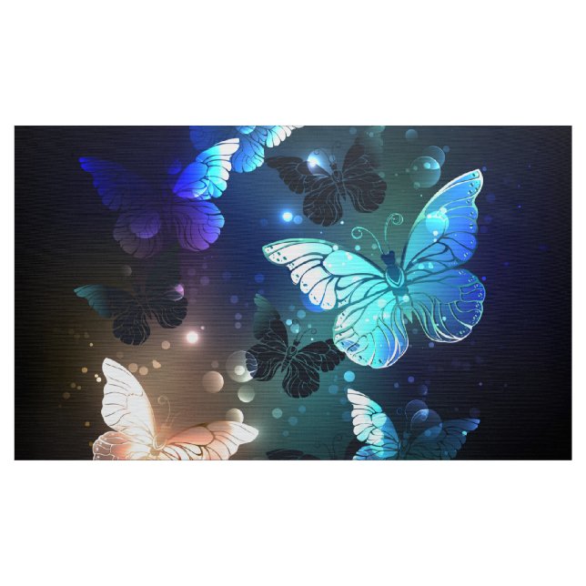 Fluttering Night Butterfly Tyg (Yard)