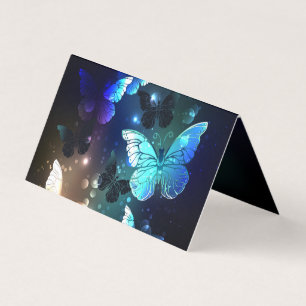 Fluttering Night Butterfly Visitkort