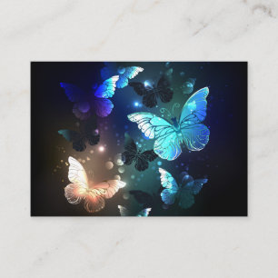Fluttering Night Butterfly Visitkort