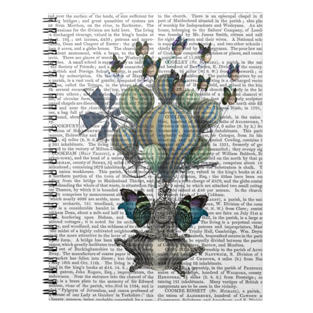 Fluttertid Anteckningsbok Med Spiral (Framsidan)