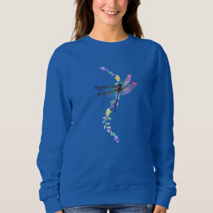 Fluttrande drömmar: Dragonfly & Flowers Sweatshirt T Shirt