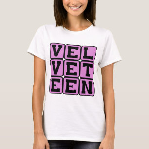 Fluwelen, Liknar Sammet Tee