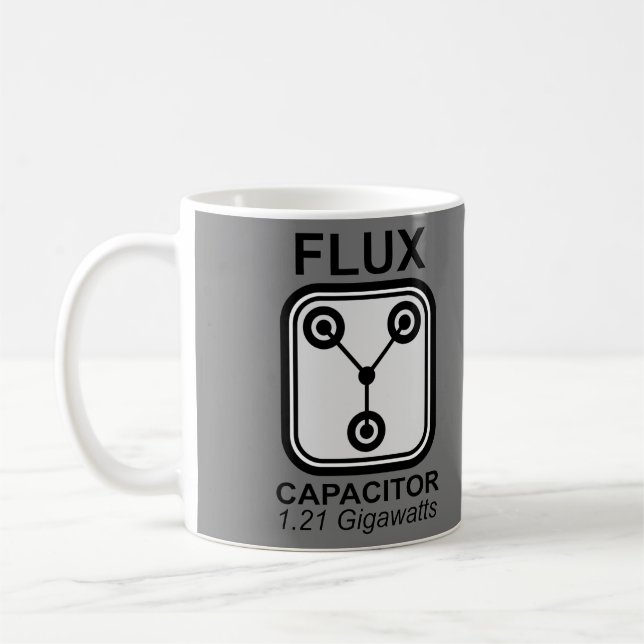 FLUX Capacitor 1.21 Gigawatts Kaffemugg (Vänster)