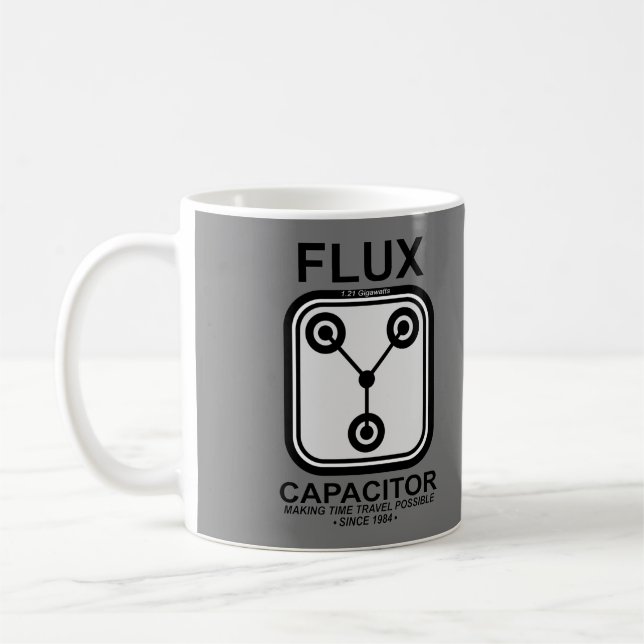 FLUX Capacitor 1.21 Gigawatts Kaffemugg (Vänster)