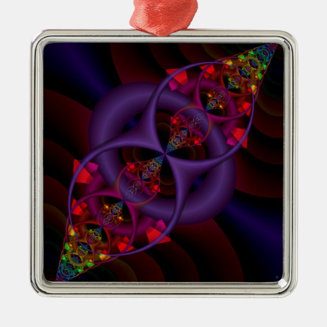 Flux-kondensator Julgransprydnad Metall (Framsidan)