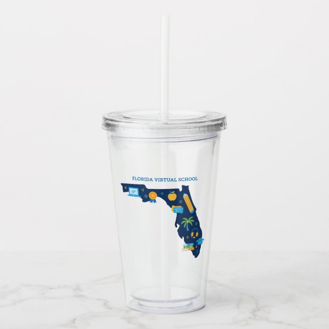 FLVS, Florida Tumbler Take Away Mugg (Framsida)
