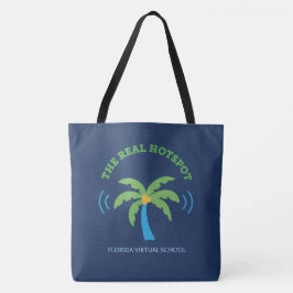 FLVS "The Real Hotspot" Marinblå Totebag Tygkasse