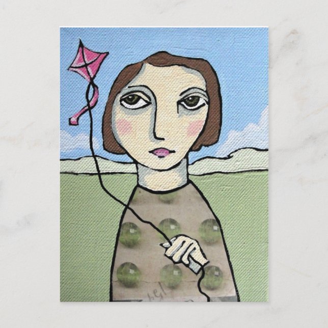 Fly a Kite Vykort (Framsida)