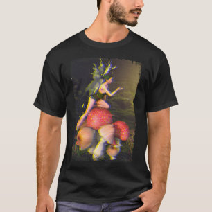 Fly Agaric Fairy Mushroom Psychedelic Crazy Mind T Shirt