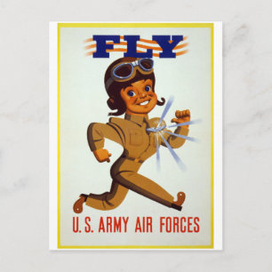 Fly - amerikanska arméns Luft Forces Vykort