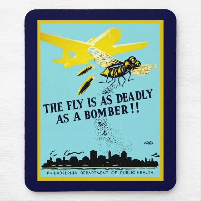 Fly är lika död som en bombare musmatta (Framsidan)