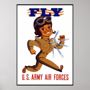 FLY - Army Luft Forces - Gräns Poster