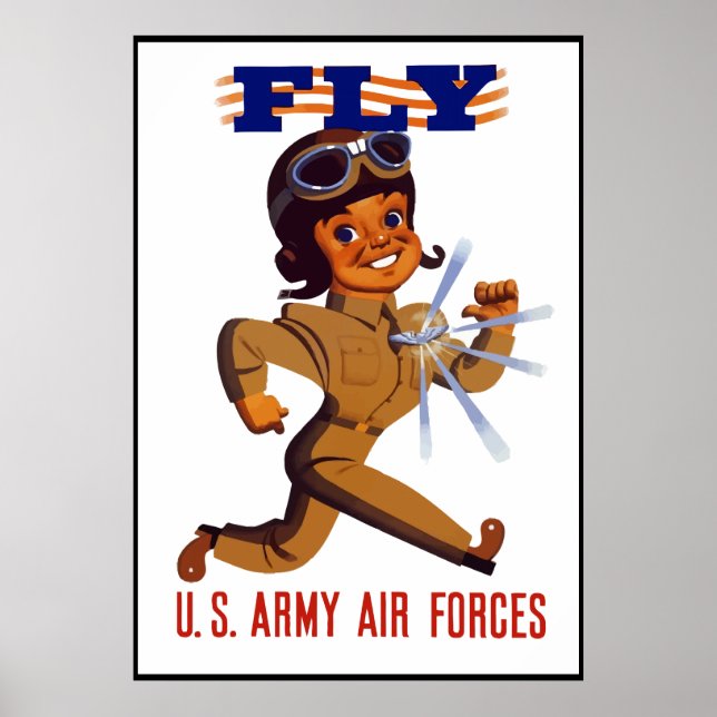 FLY - Army Luft Forces - Gräns Poster (Framsidan)