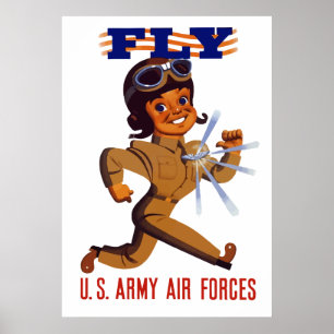 FLY - Army Luft Forces Poster